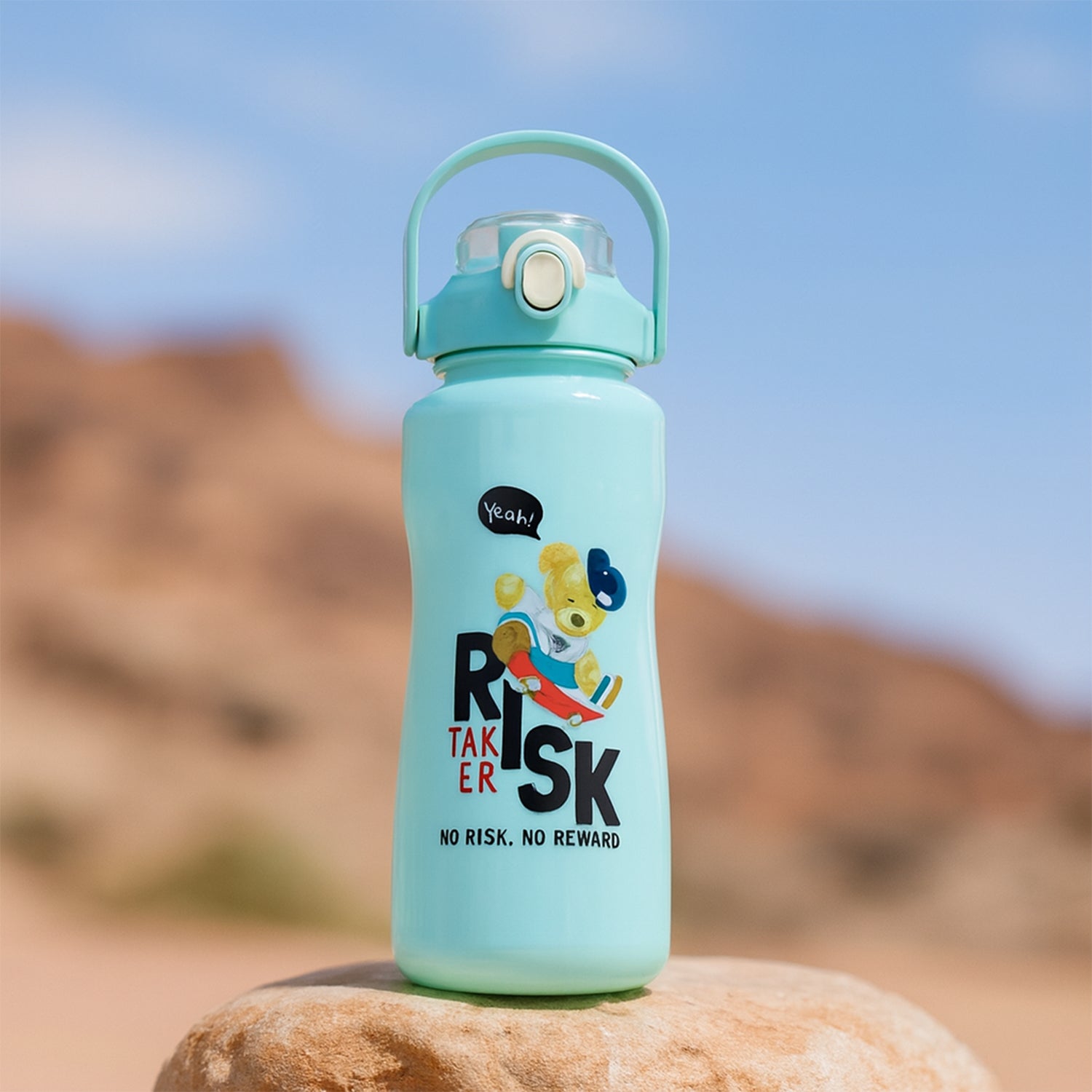 Risk Taker Printed Water Bottle 2000ml + 900ml + 300ml - (3 Pc / Set) Risk Taker Printed Water Bottle 2000ml + 900ml + 300ml - (3 Pc / Set)